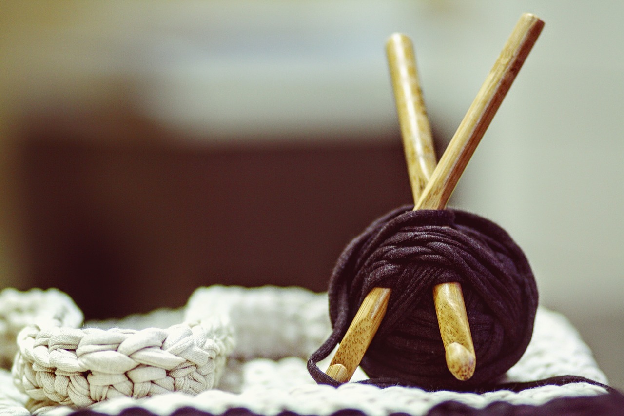 Knitting and Crocheting for stress management