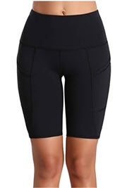 best yoga shorts - long